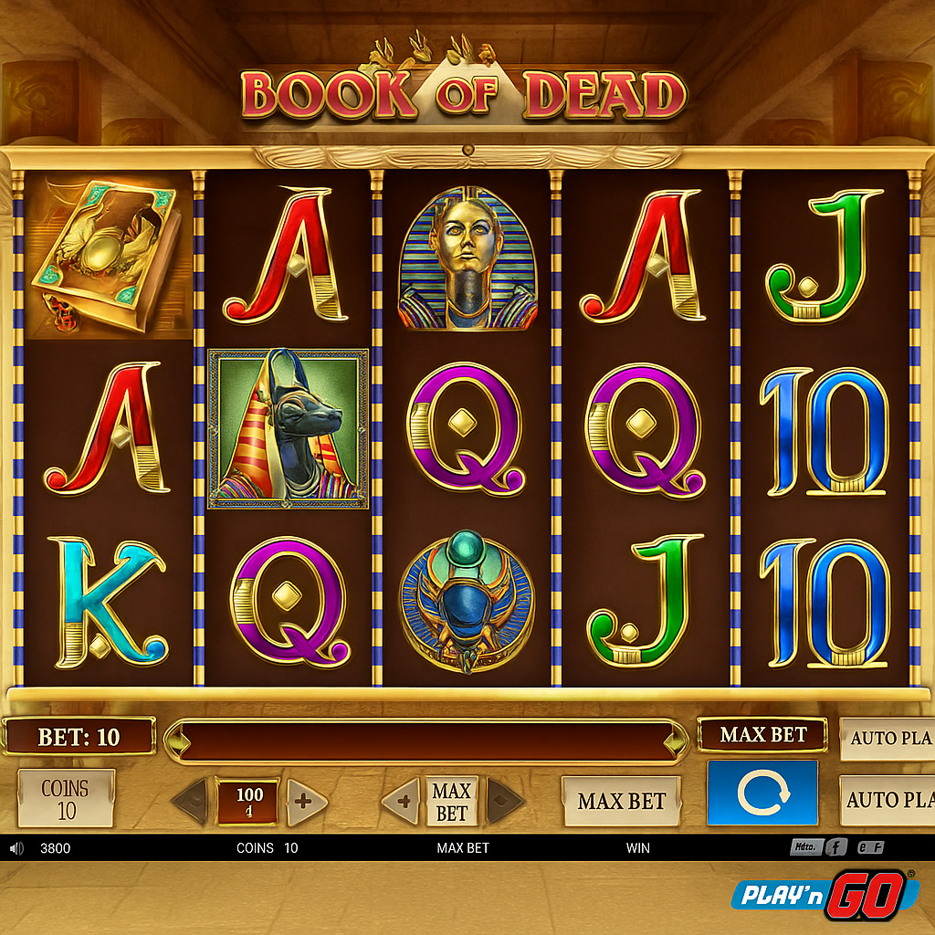 Rabona Casino - Book of Dead Slot Game - Play Online
